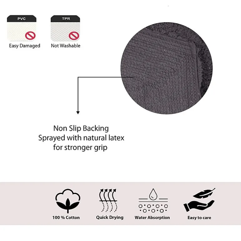 Home Weavers Inc Waterford Quick Dry Bath Rug