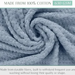 Home Weavers Inc Willow Collection 100% Cotton Zero Twist 12-pc. Quick Dry Washcloth