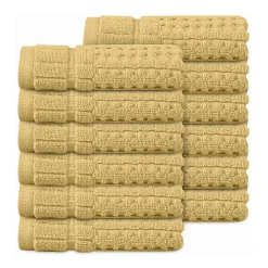 Home Weavers Inc Willow Collection 100% Cotton Zero Twist 12-pc. Quick Dry Washcloth