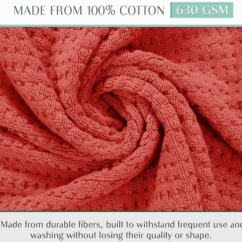 Home Weavers Inc Willow Collection 100% Cotton Zero Twist 12-pc. Quick Dry Washcloth