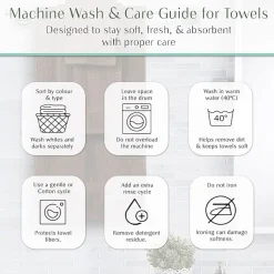 Home Weavers Inc Willow Collection 100% Cotton Zero Twist 12-pc. Quick Dry Washcloth