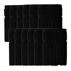 Home Weavers Inc Willow Collection 100% Cotton Zero Twist 12-pc. Quick Dry Washcloth