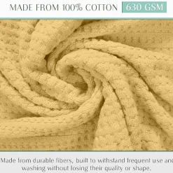 Home Weavers Inc Willow Collection 100% Cotton Zero Twist 12-pc. Quick Dry Washcloth
