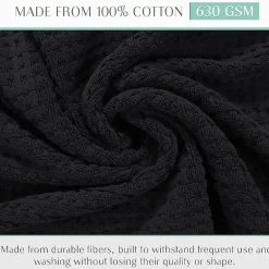 Home Weavers Inc Willow Collection 100% Cotton Zero Twist 12-pc. Quick Dry Washcloth
