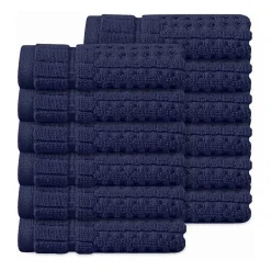 Home Weavers Inc Willow Collection 100% Cotton Zero Twist 12-pc. Quick Dry Washcloth