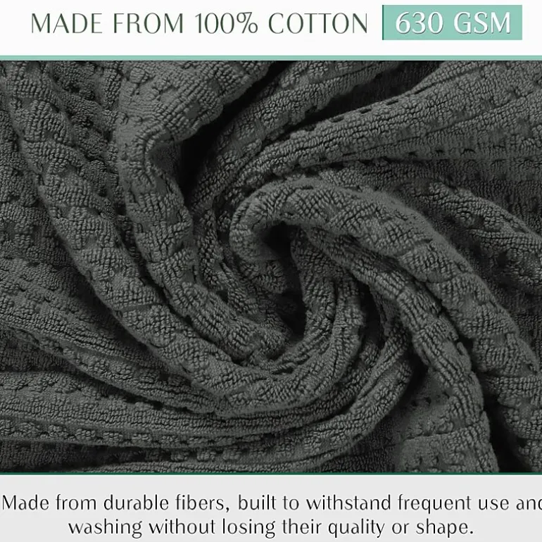 Home Weavers Inc Willow Collection 100% Cotton Zero Twist 12-pc. Quick Dry Washcloth