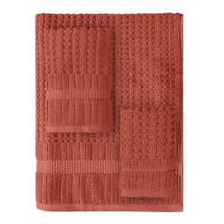 Home Weavers Inc Willow Collection 100% Cotton Zero Twist Super Absorbent 3-pc. Quick Dry Bath Towel Set