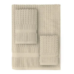 Home Weavers Inc Willow Collection 100% Cotton Zero Twist Super Absorbent 3-pc. Quick Dry Bath Towel Set