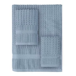 Home Weavers Inc Willow Collection 100% Cotton Zero Twist Super Absorbent 3-pc. Quick Dry Bath Towel Set