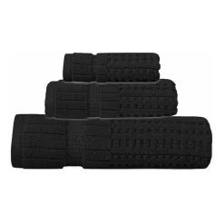 Home Weavers Inc Willow Collection 100% Cotton Zero Twist Super Absorbent 3-pc. Quick Dry Bath Towel Set