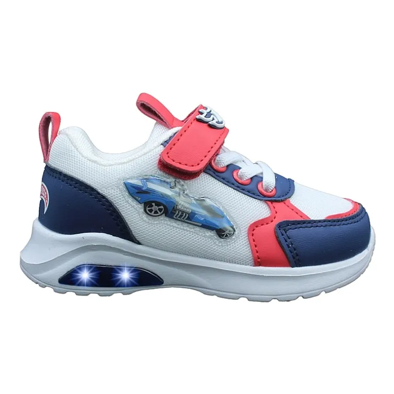 Hot Wheels Boys Light-Up Sneakers