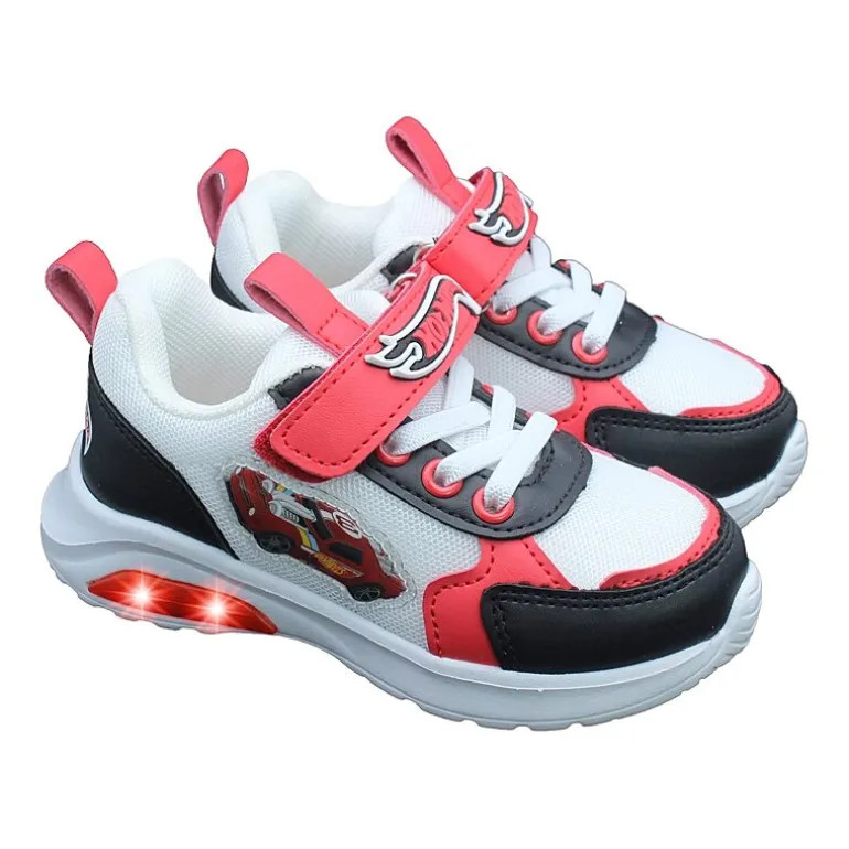Hot Wheels Boys Light-Up Sneakers