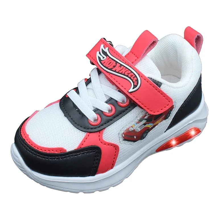 Hot Wheels Boys Light-Up Sneakers
