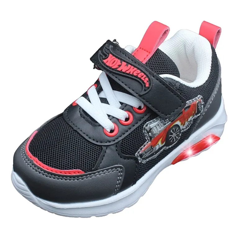 Hot Wheels Boys Light-Up Sneakers