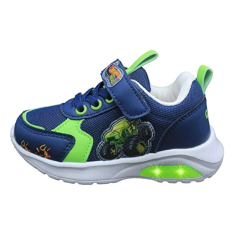 Hot Wheels Monster Trucks Toddler Boys' Light-Up 9 Toddler Boys Hot Wheels Sneakers