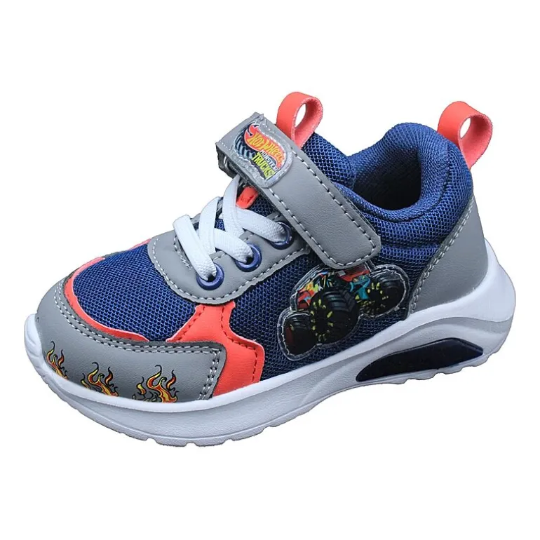 Hot Wheels Monster Trucks Toddler Boys' Light-Up 9 Toddler Boys Hot Wheels Sneakers