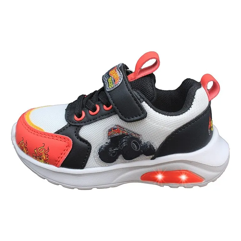 Hot Wheels Monster Trucks Toddler Boys' Light-Up 9 Toddler Boys Hot Wheels Sneakers