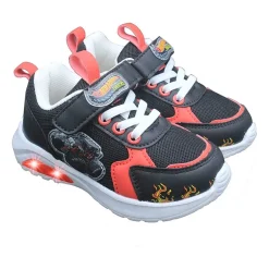 Hot Wheels Monster Trucks Toddler Boys' Light-Up 9 Toddler Boys Hot Wheels Sneakers