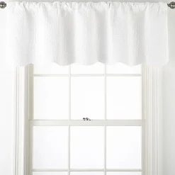 Hudson & Main Audrey Rod Pocket Scallop Valance