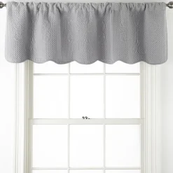 Hudson & Main Audrey Rod Pocket Scallop Valance