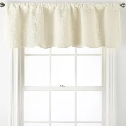 Hudson & Main Audrey Rod Pocket Scallop Valance