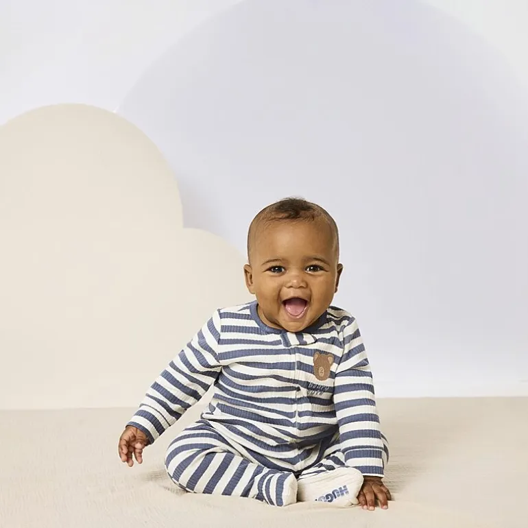 Huggies Baby Boys Striped Sleep and Play