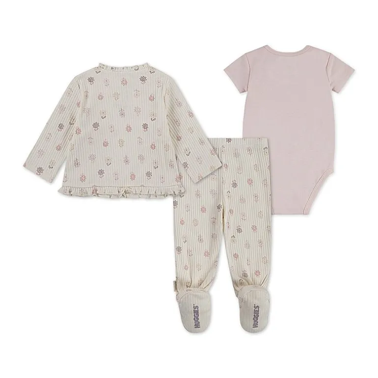 Huggies Baby Girls 3-pc. Pant Set