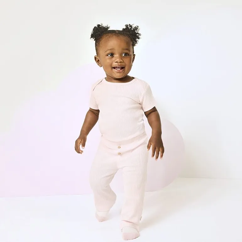 Huggies Baby Girls Straight Regular Fit Pull-On Pant