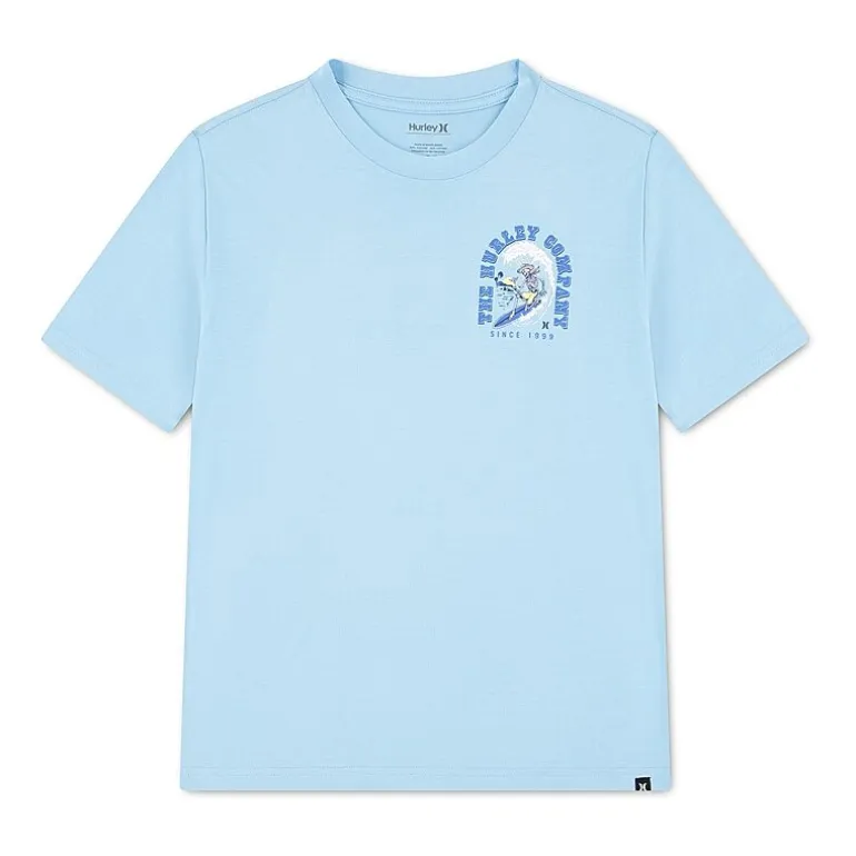 Hurley Big Kid Boys Crew Neck Short Sleeve Regular Fit Graphic T-Shirt