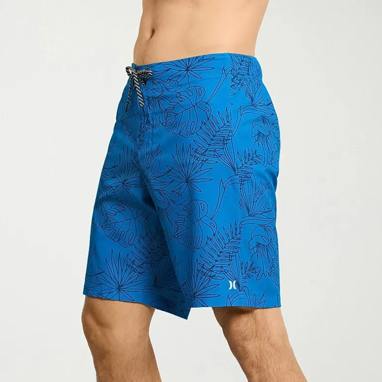 Hurley Mens Drawstring Waist 9 1/2" Ombre Swim Trunks