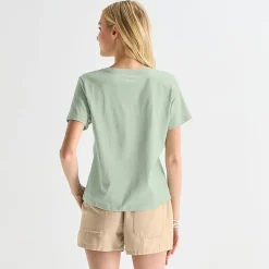 Hurley Womens Juniors Crew Neck Short Sleeve Regular Fit Graphic T-Shirt