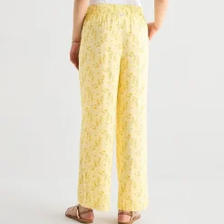 Hurley Womens Juniors Straight Mid Rise Pull-On Pant