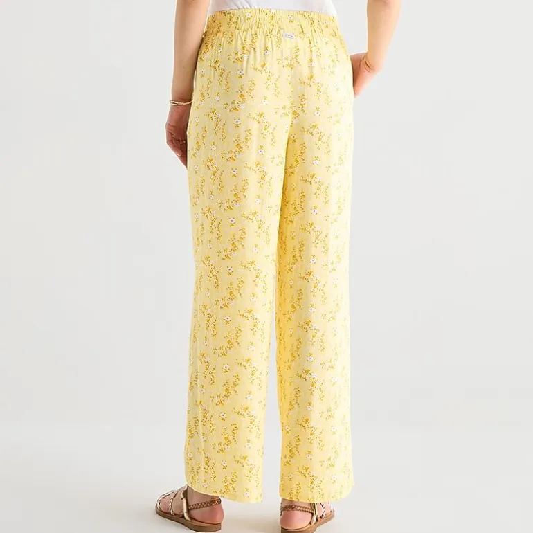 Hurley Womens Juniors Straight Mid Rise Pull-On Pant