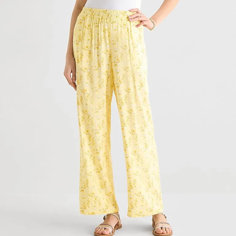 Hurley Womens Juniors Straight Mid Rise Pull-On Pant