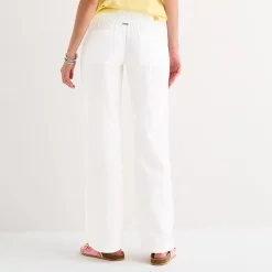 Hurley Womens Juniors Straight Low Rise Pull-On Pant