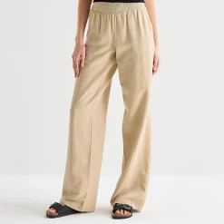 Hurley Womens Juniors Straight Low Rise Pull-On Pant