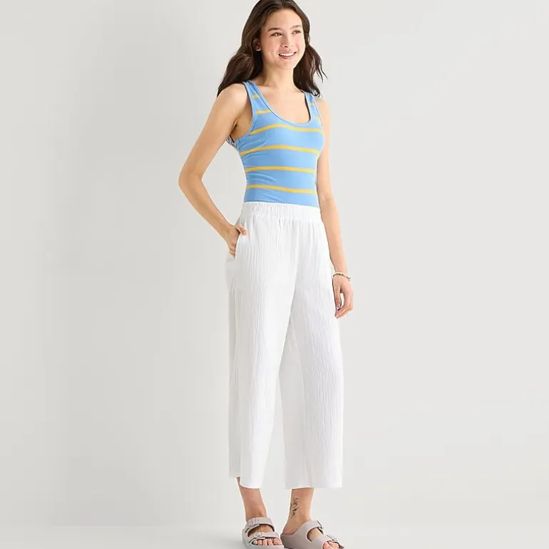 Hurley Womens Juniors Wide Leg Mid Rise Pull-On Pant