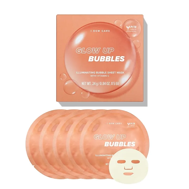 I Dew Care Glow Up Bubbles Brightening Face Mask