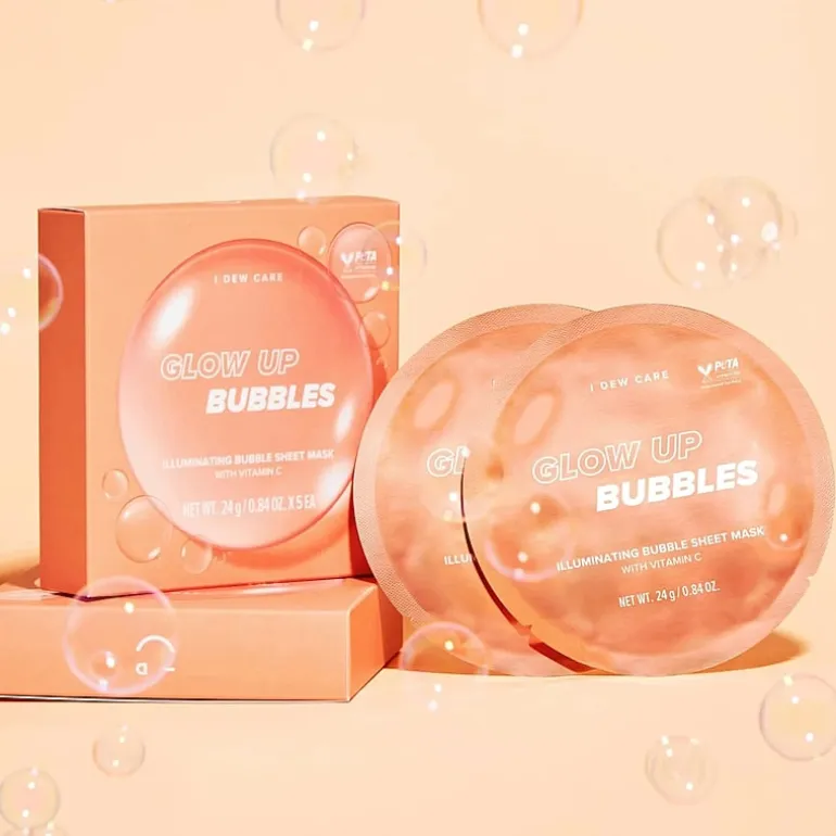 I Dew Care Glow Up Bubbles Brightening Face Mask