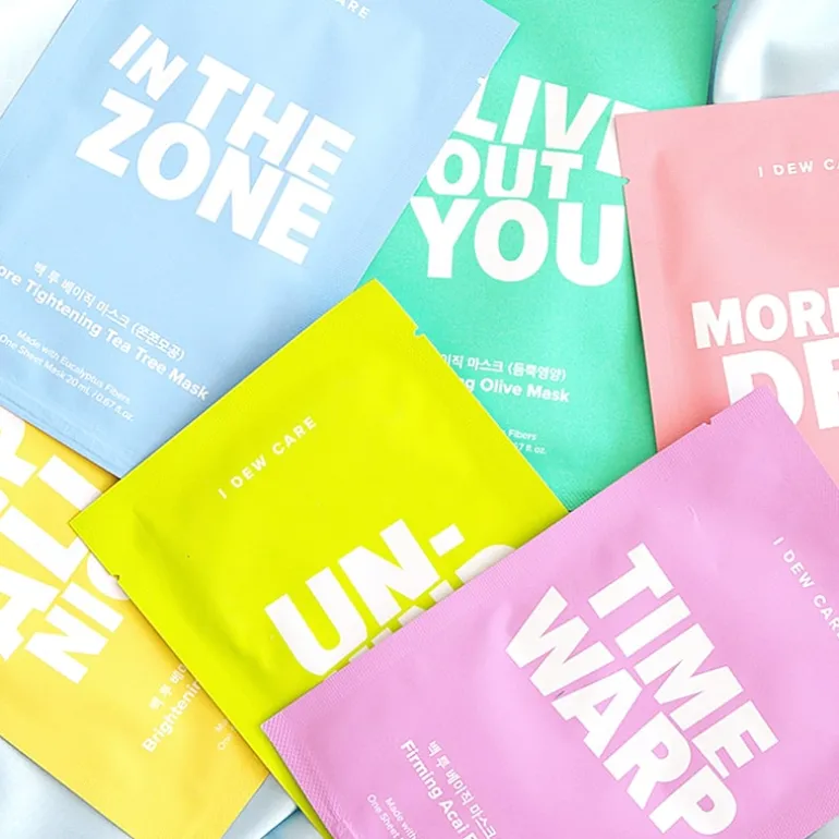 I Dew Care Lets Get Sheet Faced Masks