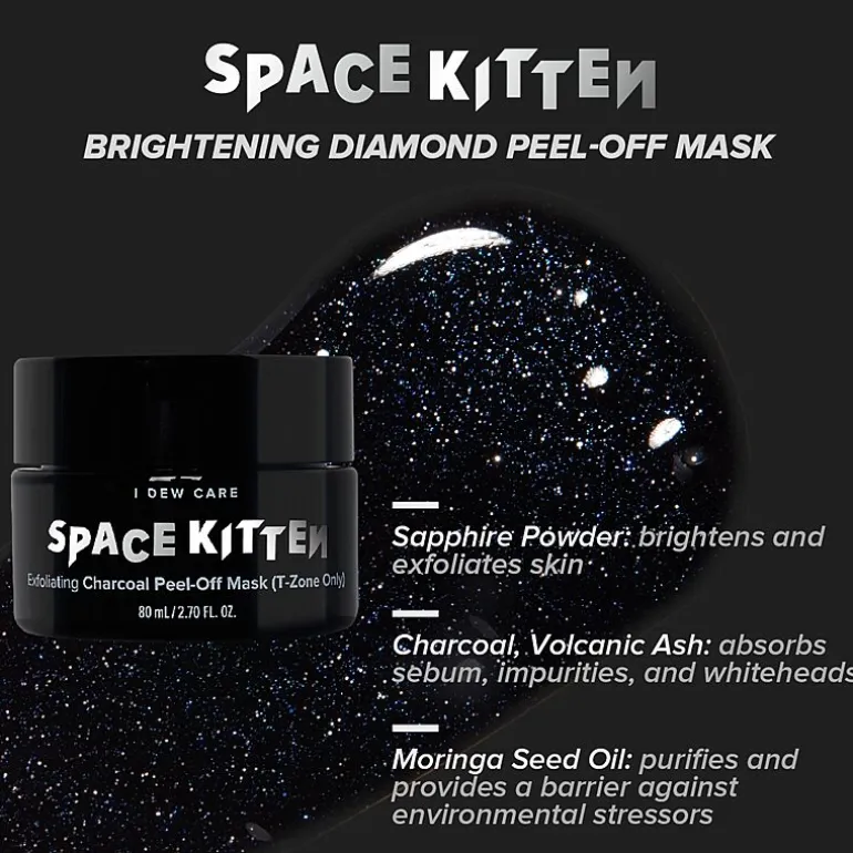 I Dew Care Space Kitten Mask