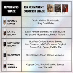 IGK Never Miss Root Spray Hair Color 2 oz.