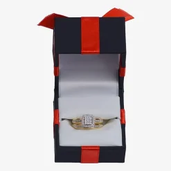 (I, I2) Womens 1/5 CT. Lab Grown White Diamond 14K Gold Over Silver Sterling Silver Bridal Set