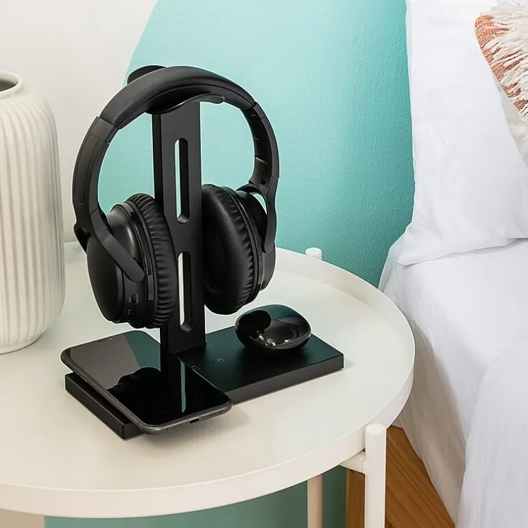 iLive 5-In-1 Headphone Stand And Wireless Charging Station