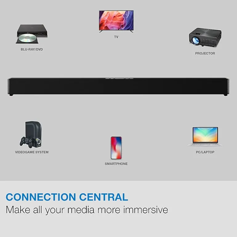 iLive ITB259B 37" Bluetooth Wireless Soundbar