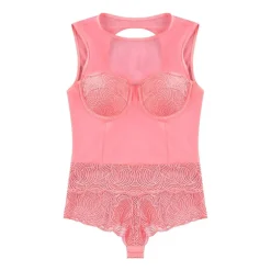Ilusion Geometric Lace Teddy