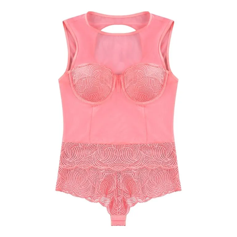 Ilusion Geometric Lace Teddy