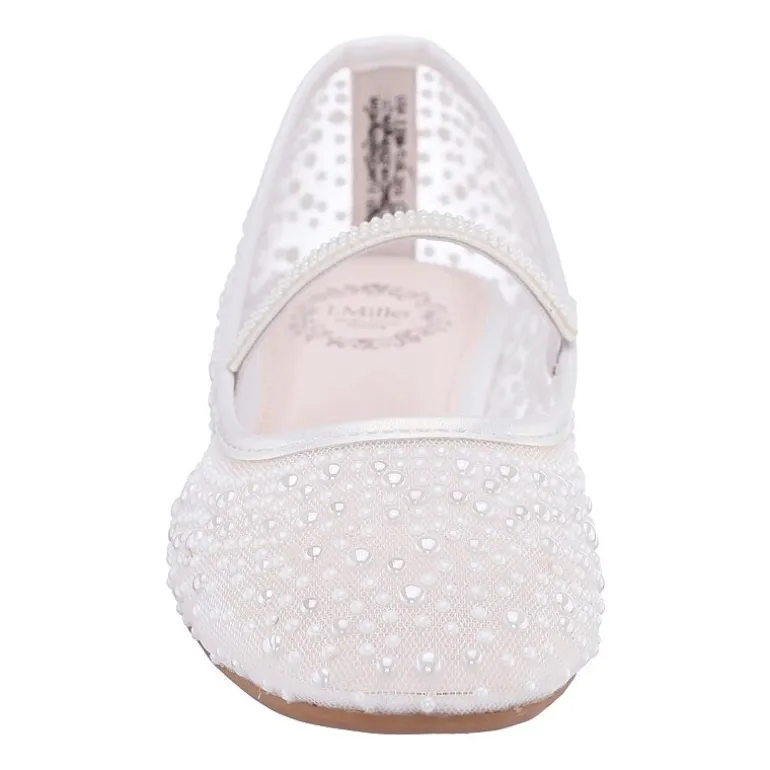 I. Miller Chyvone Big Kid Girls Round Closed Toe Ballet Flats