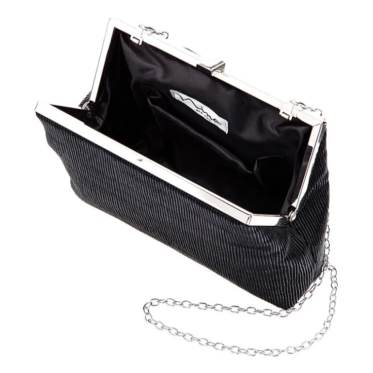I. Miller Nilly Pleated Frame Evening Bag