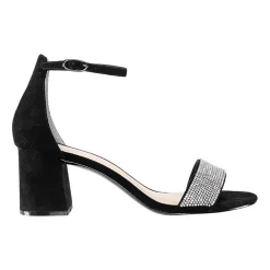I. Miller Shoes Womens Emely Buckle Open Toe Block Heel Pumps